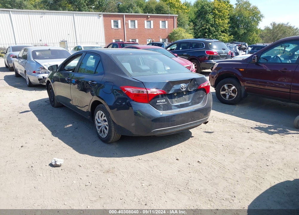 2019 TOYOTA COROLLA LE VIN: 2T1BURHE9KC158993