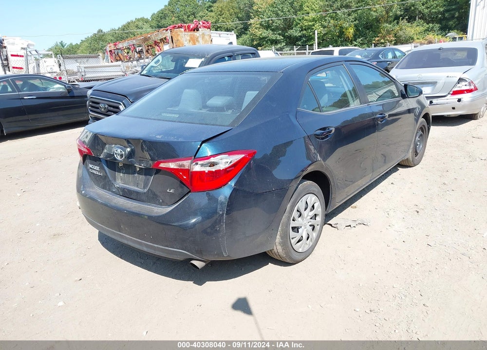 2019 TOYOTA COROLLA LE VIN: 2T1BURHE9KC158993