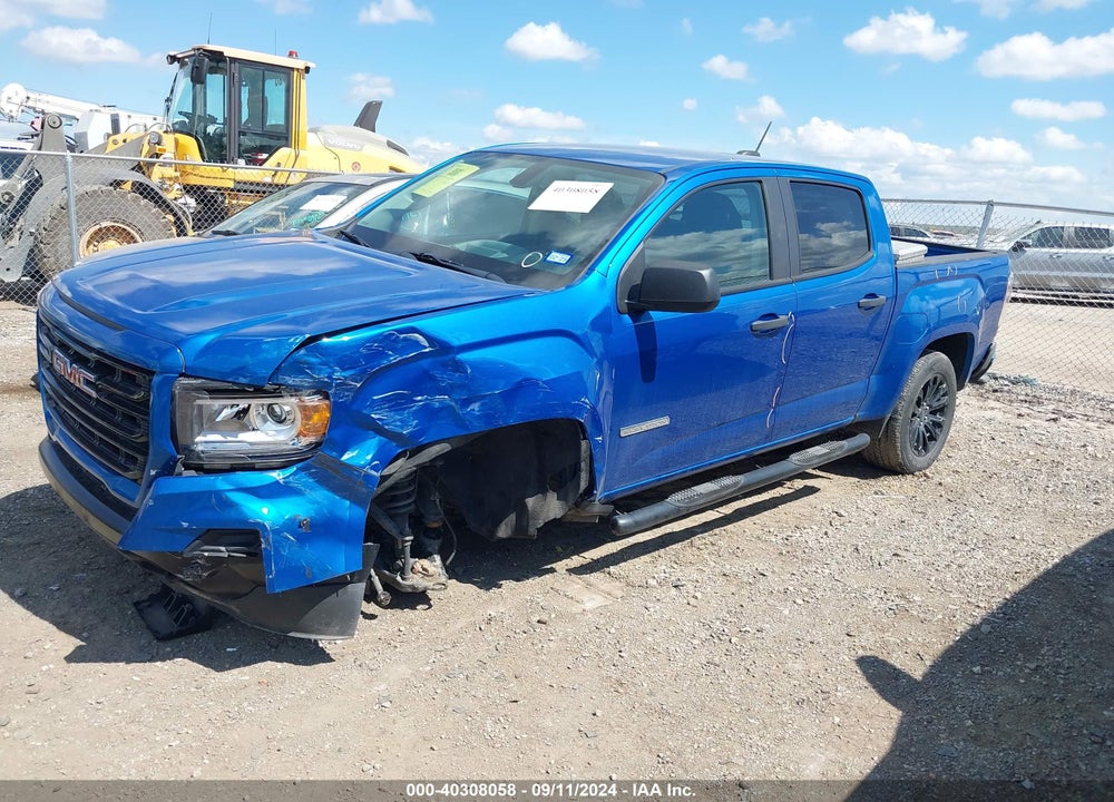 2021 GMC CANYON 2WD SHORT BOX ELEVATION STANDARD VIN: 1GTG5BEN0M1273780