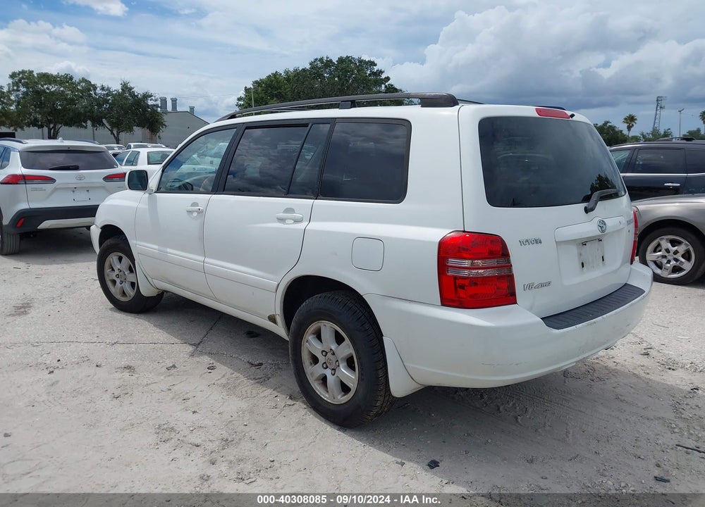 2003 TOYOTA HIGHLANDER V6 VIN: JTEHF21A830125168