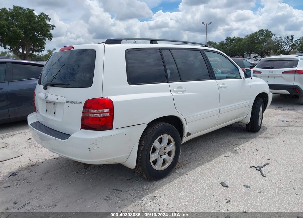 2003 TOYOTA HIGHLANDER V6 VIN: JTEHF21A830125168