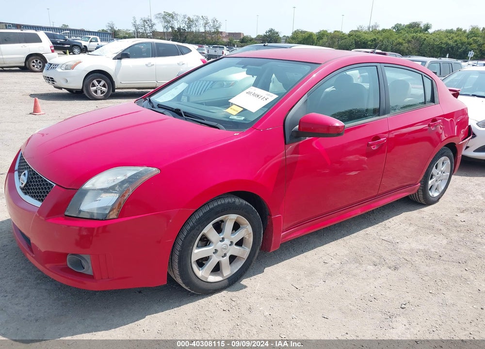 2012 NISSAN SENTRA 2.0 SR VIN: 3N1AB6AP0CL670476