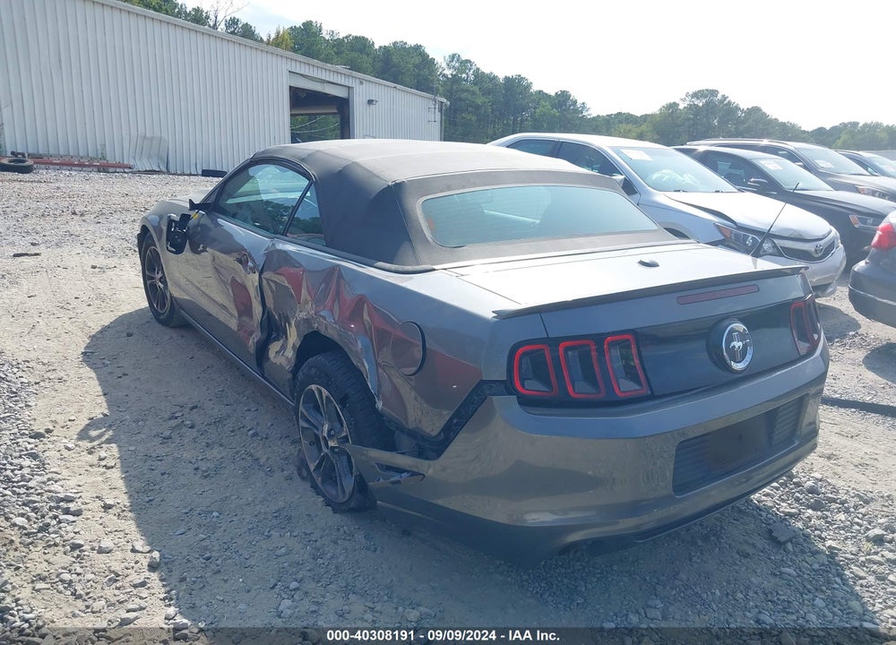 2013 FORD MUSTANG V6 PREMIUM VIN: 1ZVBP8EM4D5265007