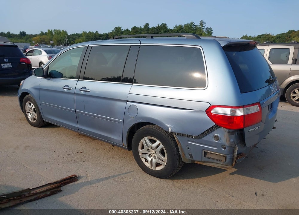 2007 HONDA ODYSSEY EX-L VIN: 5FNRL38687B073332