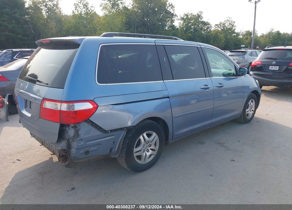 2007 HONDA ODYSSEY EX-L VIN: 5FNRL38687B073332