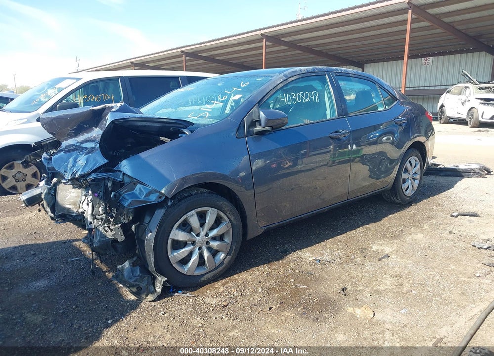 2016 TOYOTA COROLLA LE VIN: 2T1BURHE6GC514646