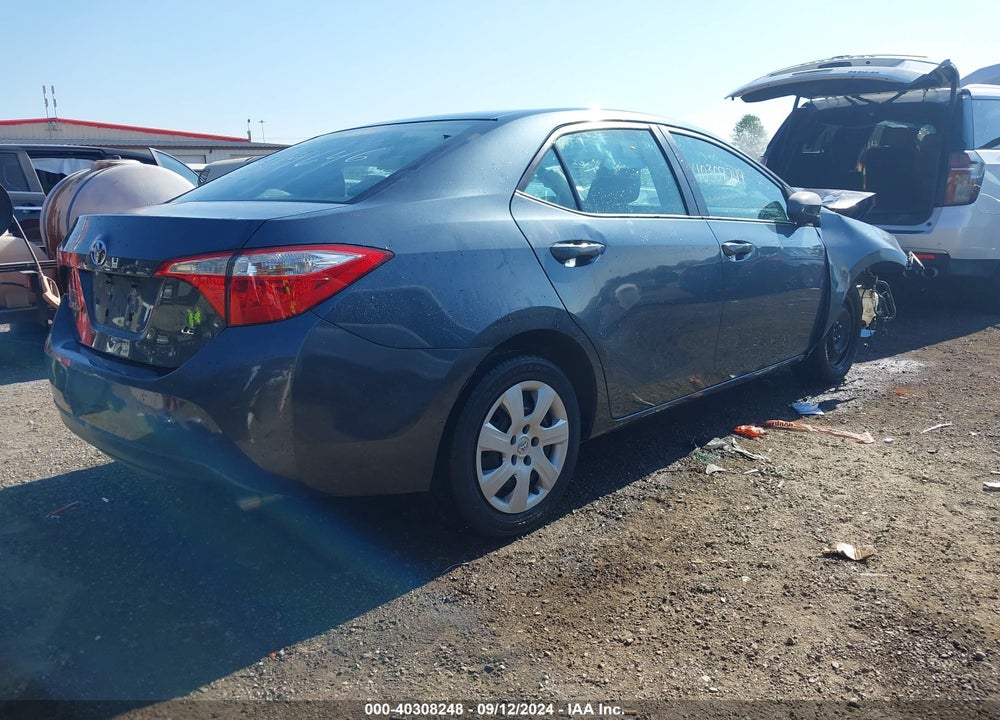 2016 TOYOTA COROLLA LE VIN: 2T1BURHE6GC514646