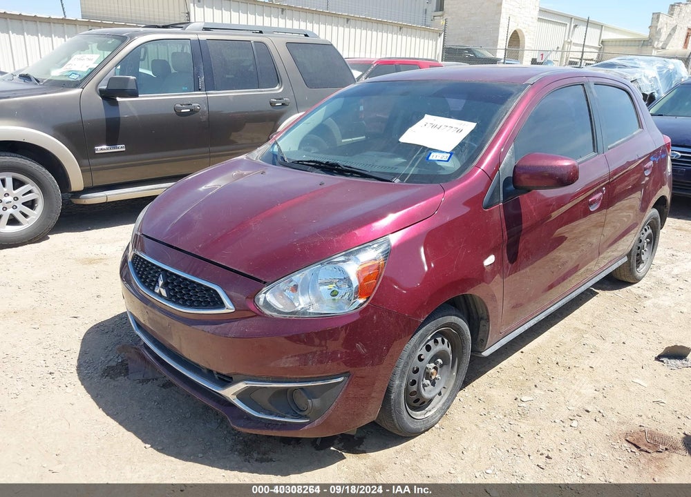 2019 MITSUBISHI MIRAGE RF VIN: ML32A3HJ4KH016567