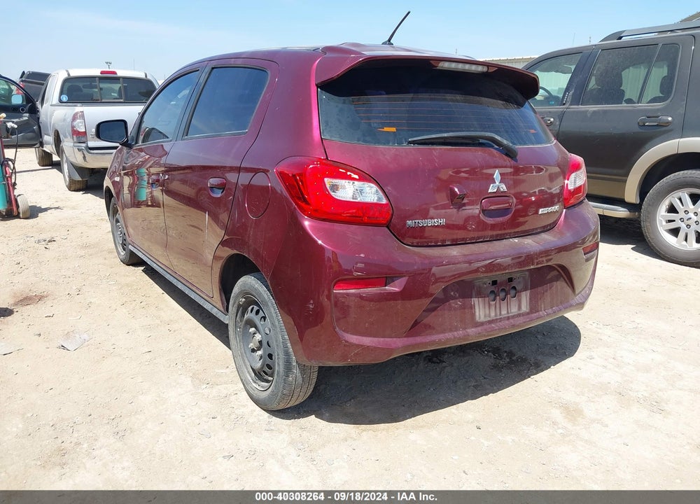 2019 MITSUBISHI MIRAGE RF VIN: ML32A3HJ4KH016567