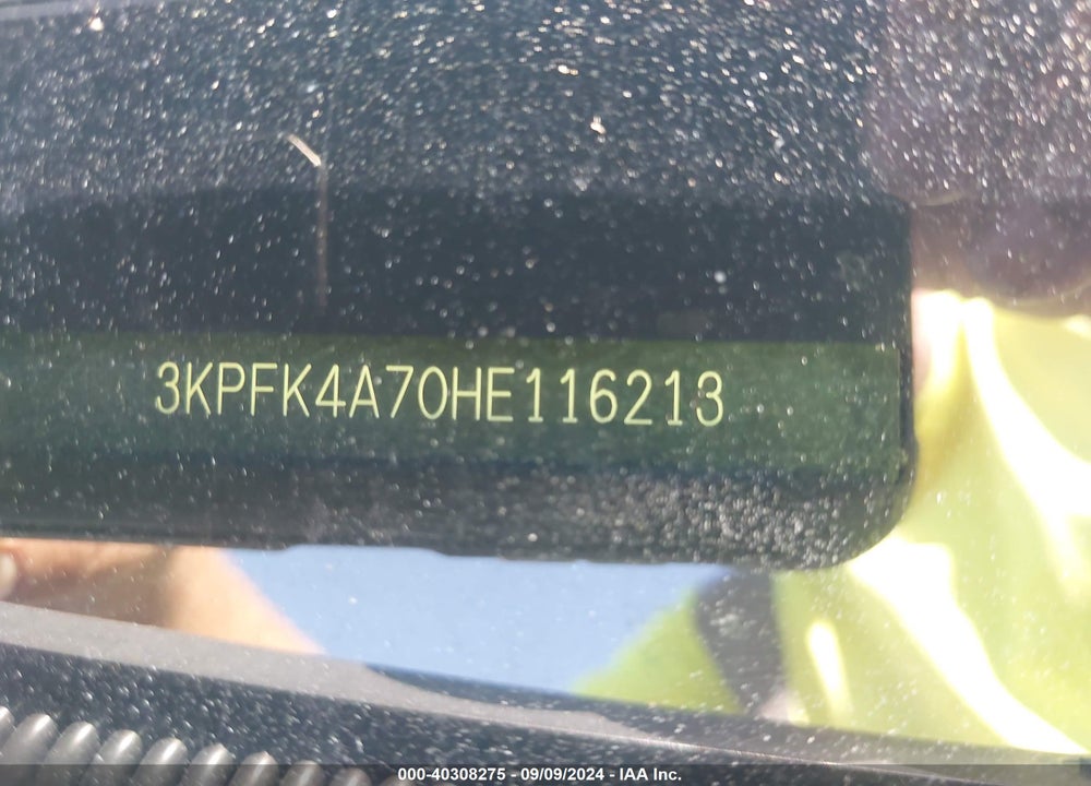 2017 KIA FORTE LX VIN: 3KPFK4A70HE116213