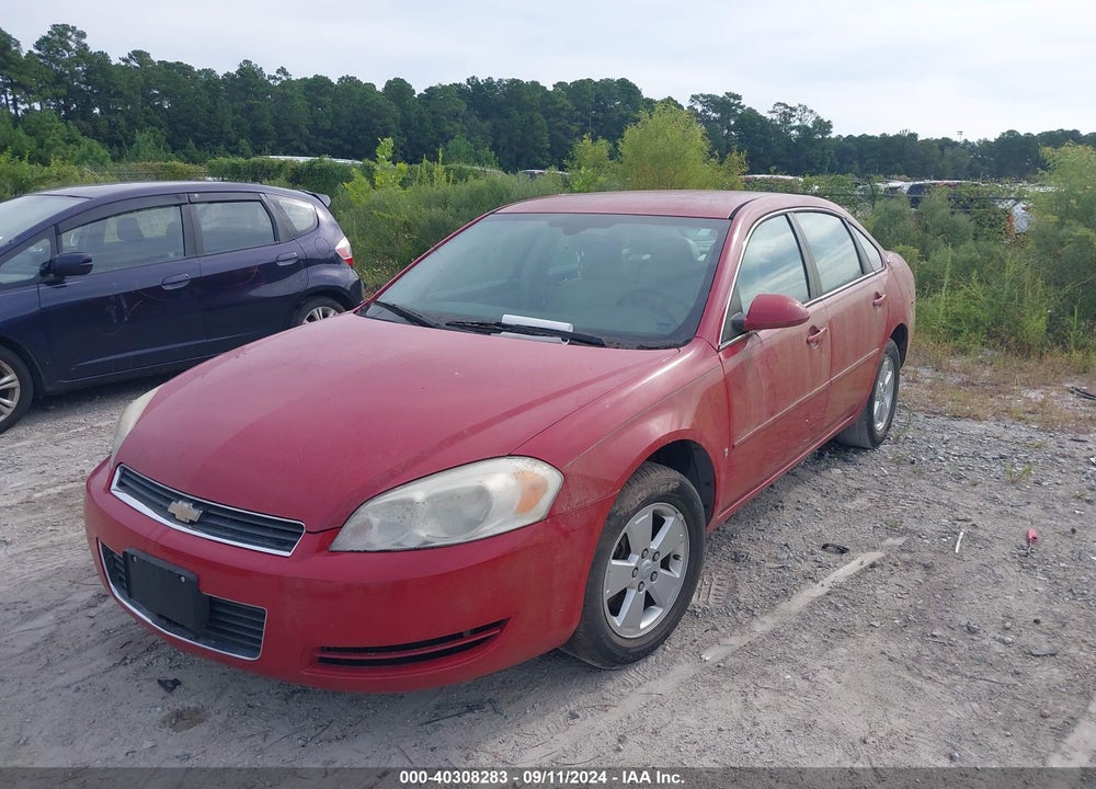 2008 CHEVROLET IMPALA LT VIN: 2G1WT58K981214790