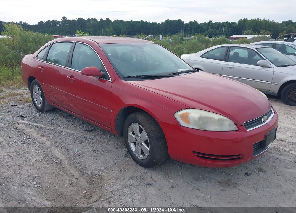 2008 CHEVROLET IMPALA LT VIN: 2G1WT58K981214790