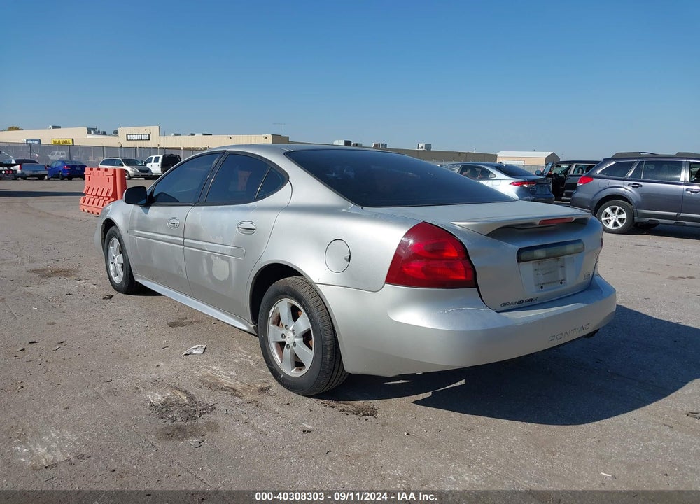2008 PONTIAC GRAND PRIX VIN: 2G2WP552581149845