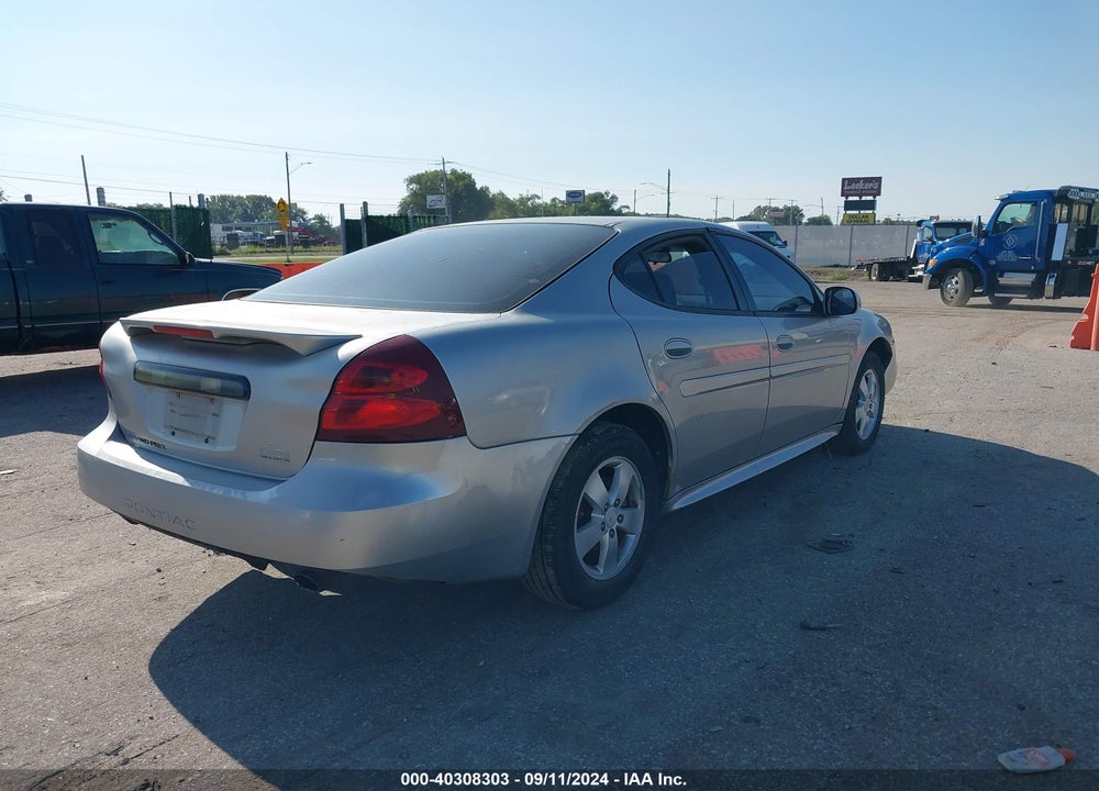 2008 PONTIAC GRAND PRIX VIN: 2G2WP552581149845