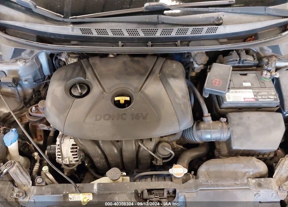 2012 HYUNDAI ELANTRA GLS VIN: 5NPDH4AE8CH117229