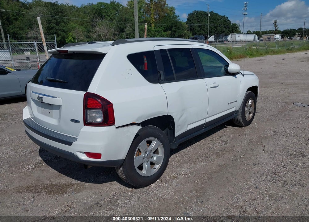 2017 JEEP COMPASS LATITUDE FWD VIN: 1C4NJCEA1HD116561