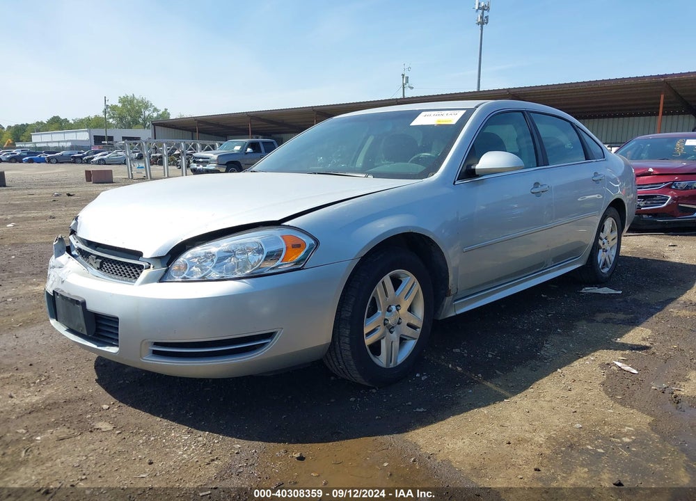 2012 CHEVROLET IMPALA LT VIN: 2G1WG5E33C1337298