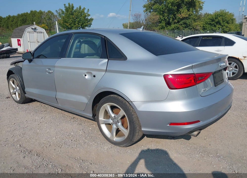 2015 AUDI A3 2.0T PREMIUM VIN: WAUBFGFF6F1058402