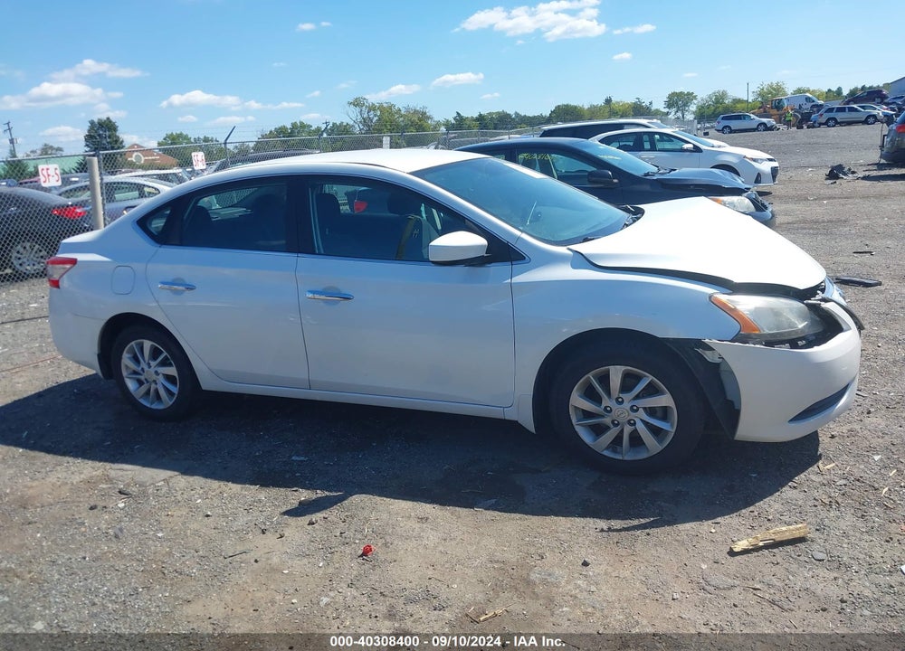 2013 NISSAN SENTRA S VIN: 3N1AB7AP5DL751156