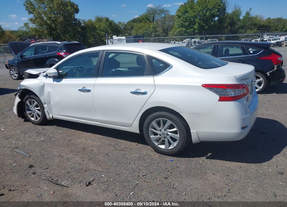 2013 NISSAN SENTRA S VIN: 3N1AB7AP5DL751156