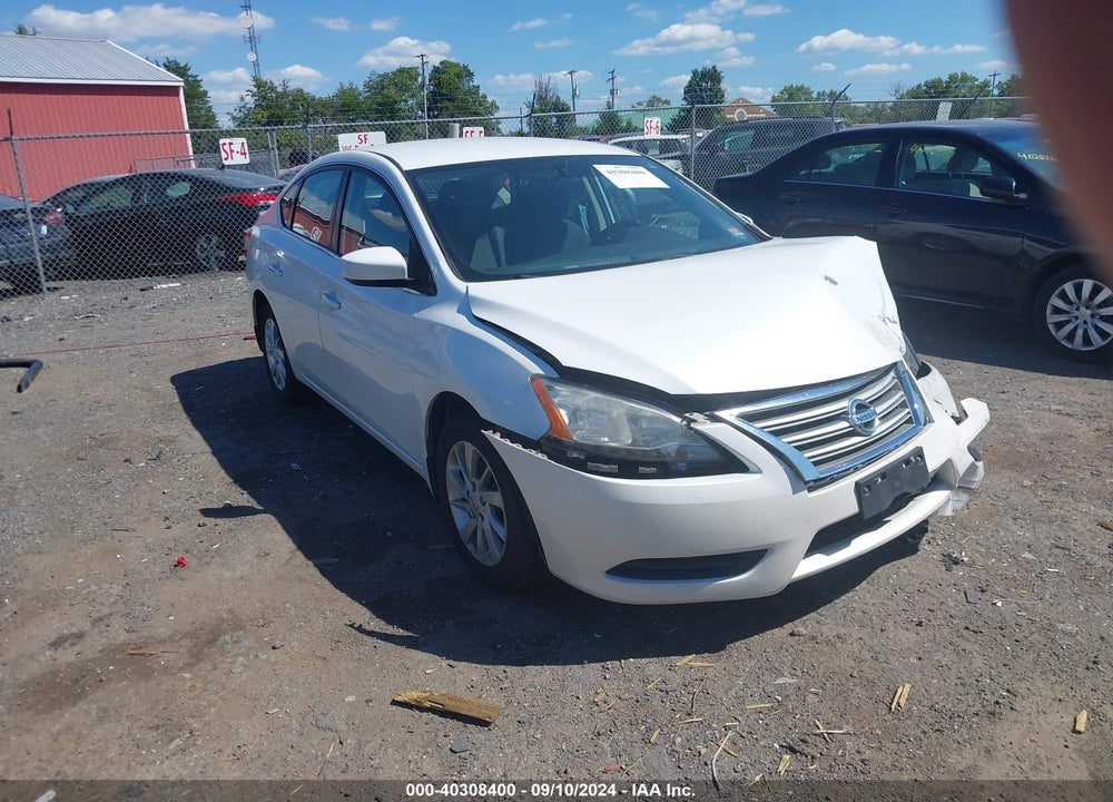 2013 NISSAN SENTRA S VIN: 3N1AB7AP5DL751156