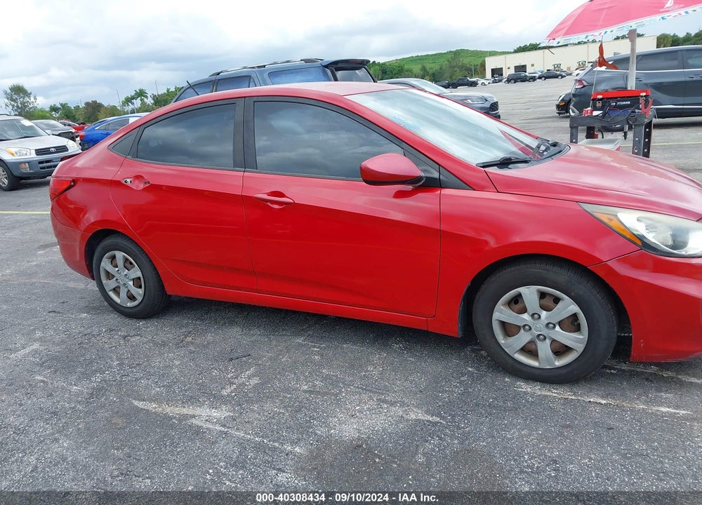 2013 HYUNDAI ACCENT GLS VIN: KMHCT4AE8DU331599