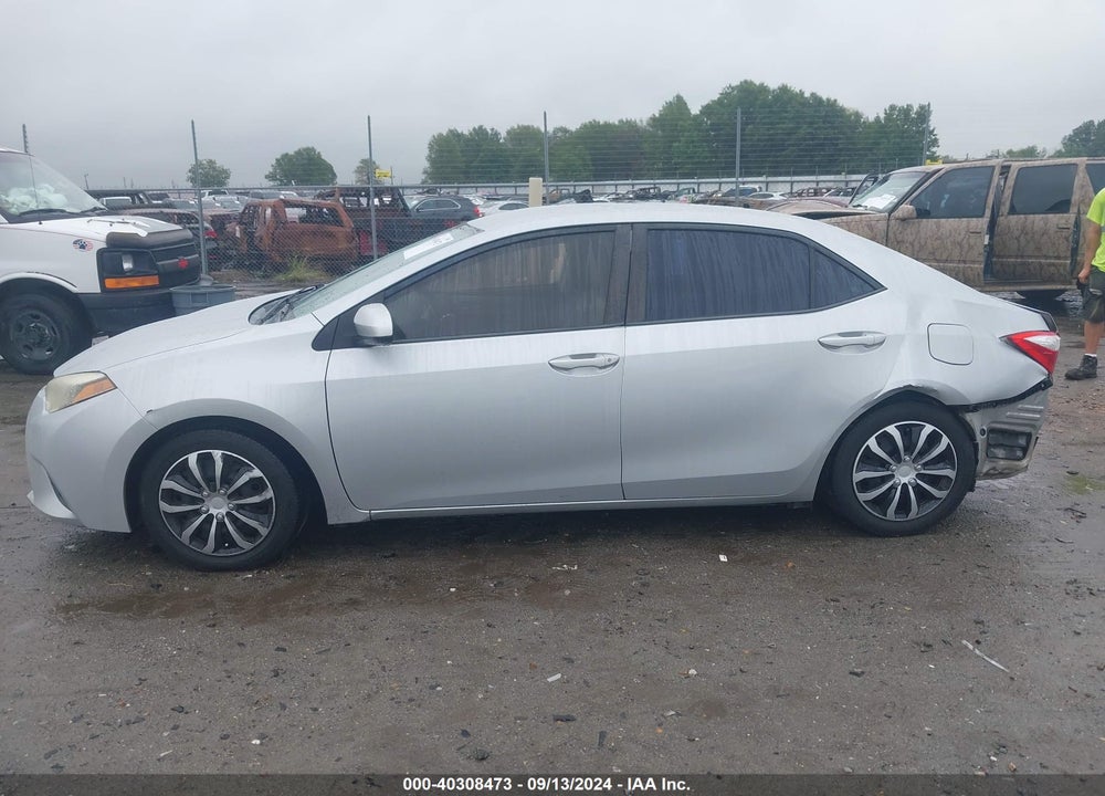 2014 TOYOTA COROLLA LE VIN: 5YFBURHE8EP026893