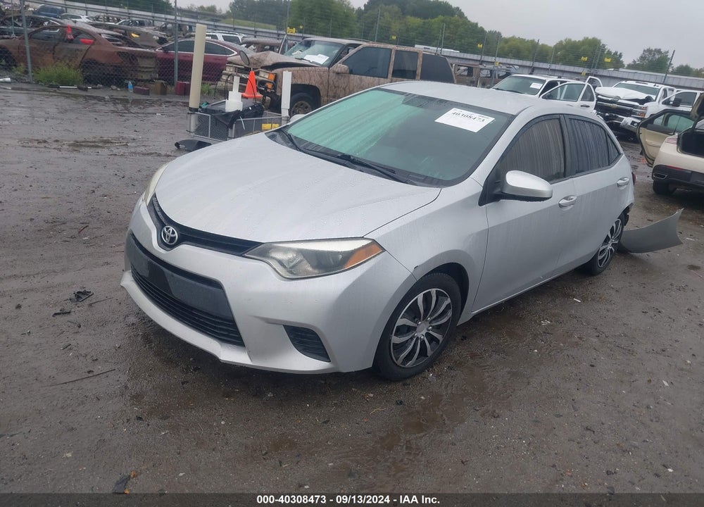 2014 TOYOTA COROLLA LE VIN: 5YFBURHE8EP026893