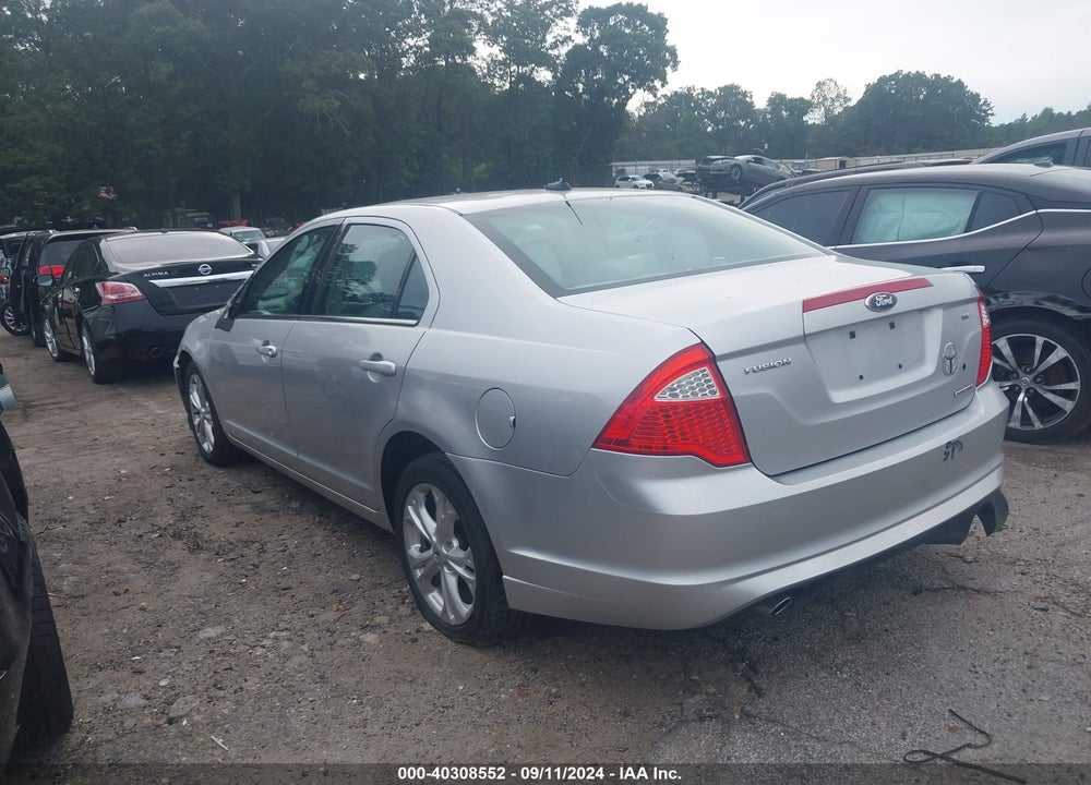 2012 FORD FUSION SE VIN: 3FAHP0HG0CR264491