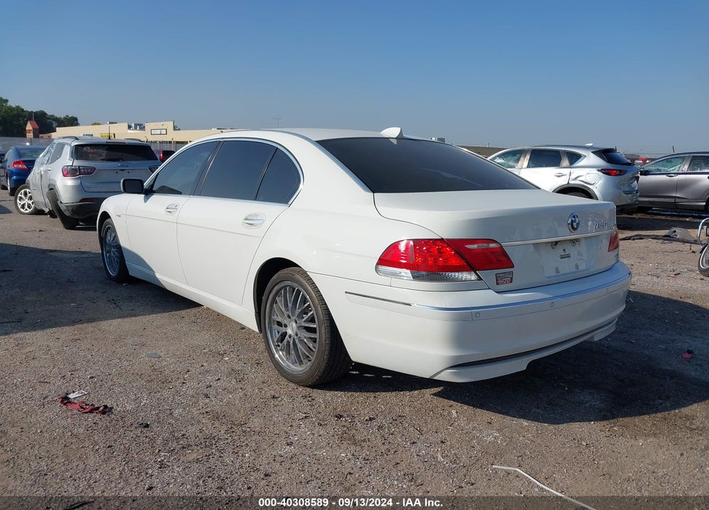 2007 BMW 750LI VIN: WBAHN83537DT67968
