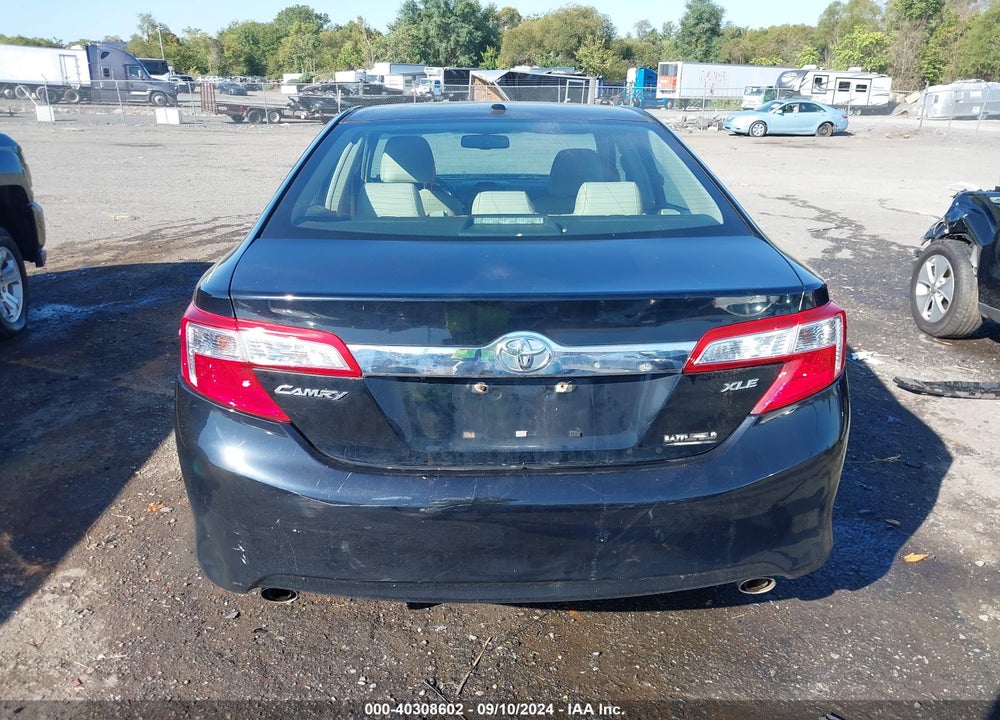 2012 TOYOTA CAMRY XLE V6 VIN: 4T1BK1FK6CU007383