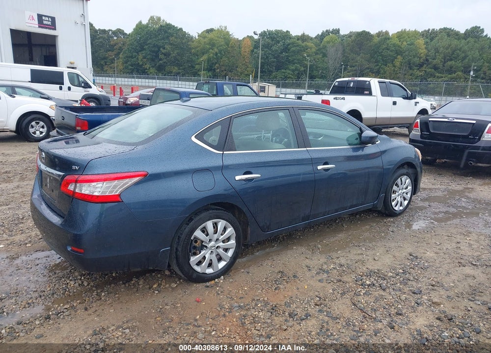 2015 NISSAN SENTRA SV VIN: 3N1AB7AP7FL674650