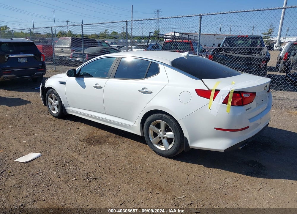 2015 KIA OPTIMA LX VIN: KNAGM4A74F5652795