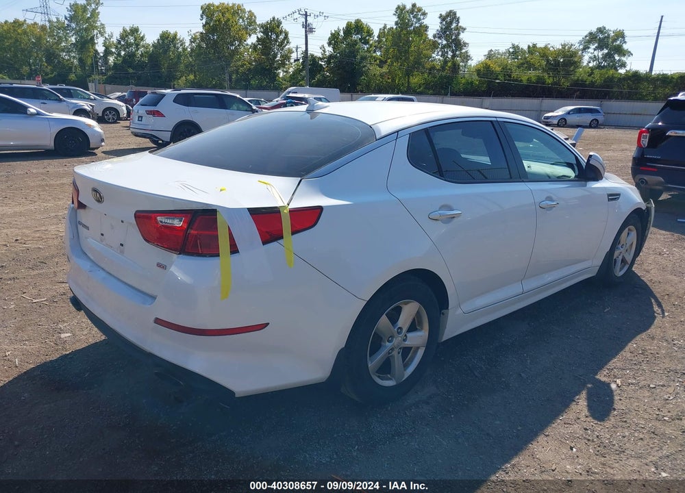 2015 KIA OPTIMA LX VIN: KNAGM4A74F5652795