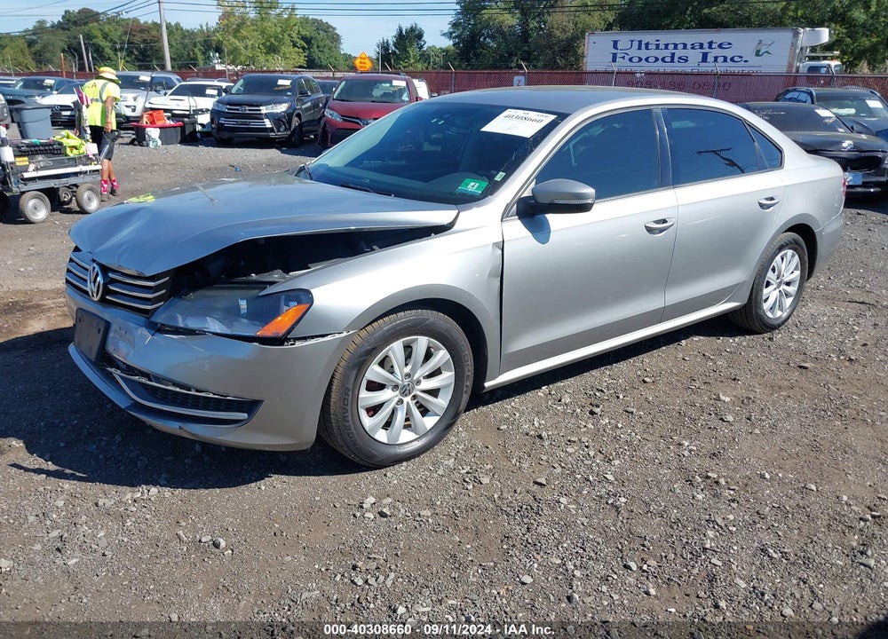 2013 VOLKSWAGEN PASSAT 2.5L S VIN: 1VWAP7A30DC129780