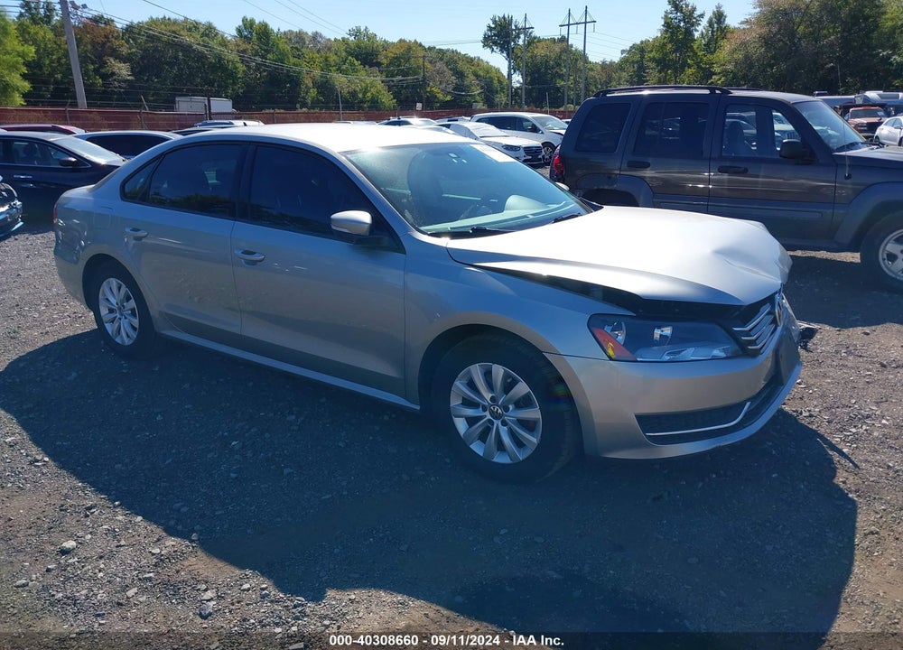 2013 VOLKSWAGEN PASSAT 2.5L S VIN: 1VWAP7A30DC129780