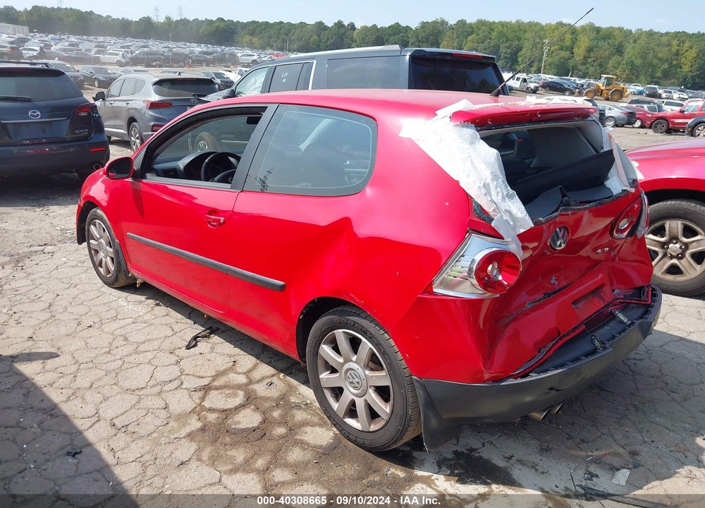 2007 VOLKSWAGEN RABBIT 2-DOOR VIN: WVWBR71K47W242966