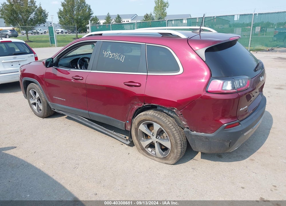2019 JEEP CHEROKEE LIMITED 4X4 VIN: 1C4PJMDX9KD437971