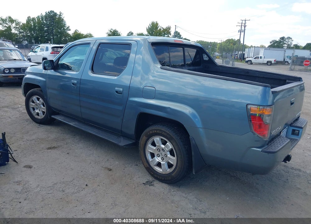 2008 HONDA RIDGELINE RTL VIN: 2HJYK165X8H535331