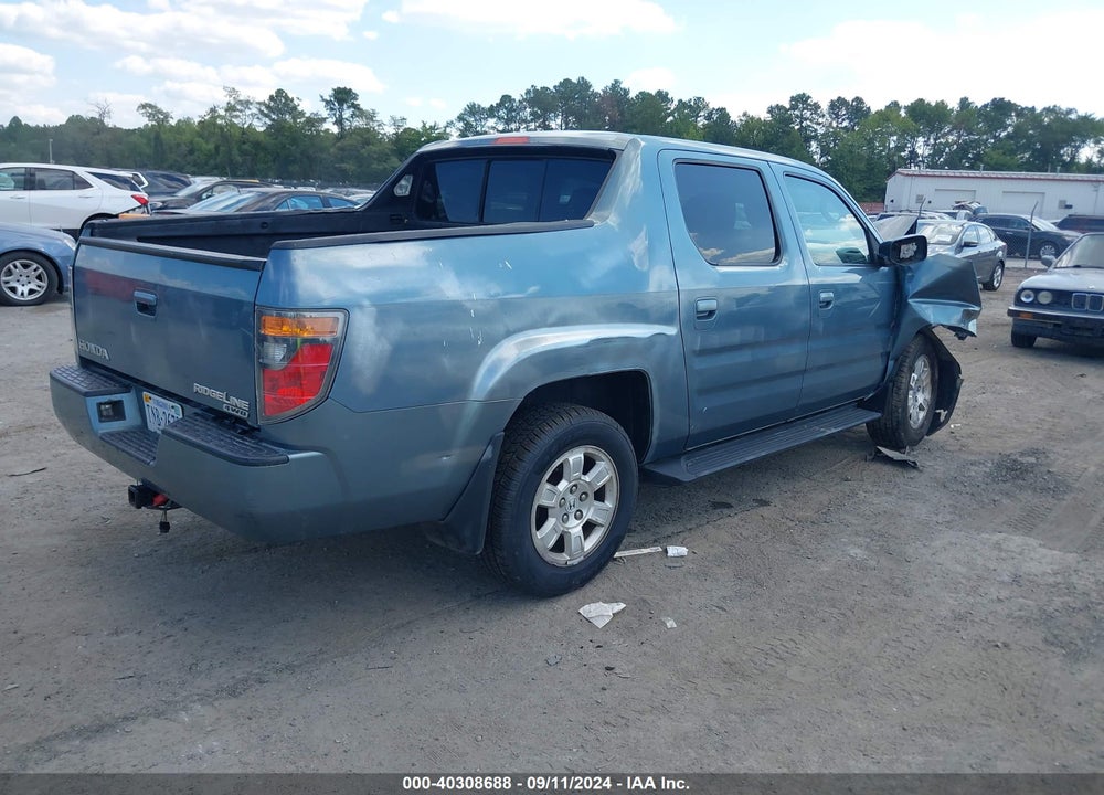 2008 HONDA RIDGELINE RTL VIN: 2HJYK165X8H535331