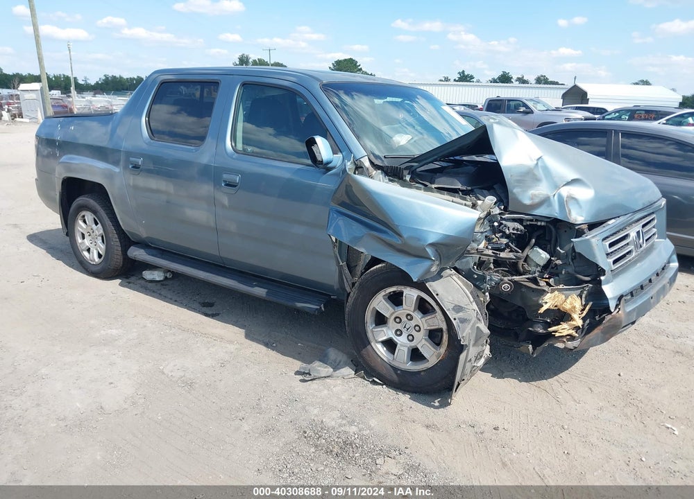 2008 HONDA RIDGELINE RTL VIN: 2HJYK165X8H535331