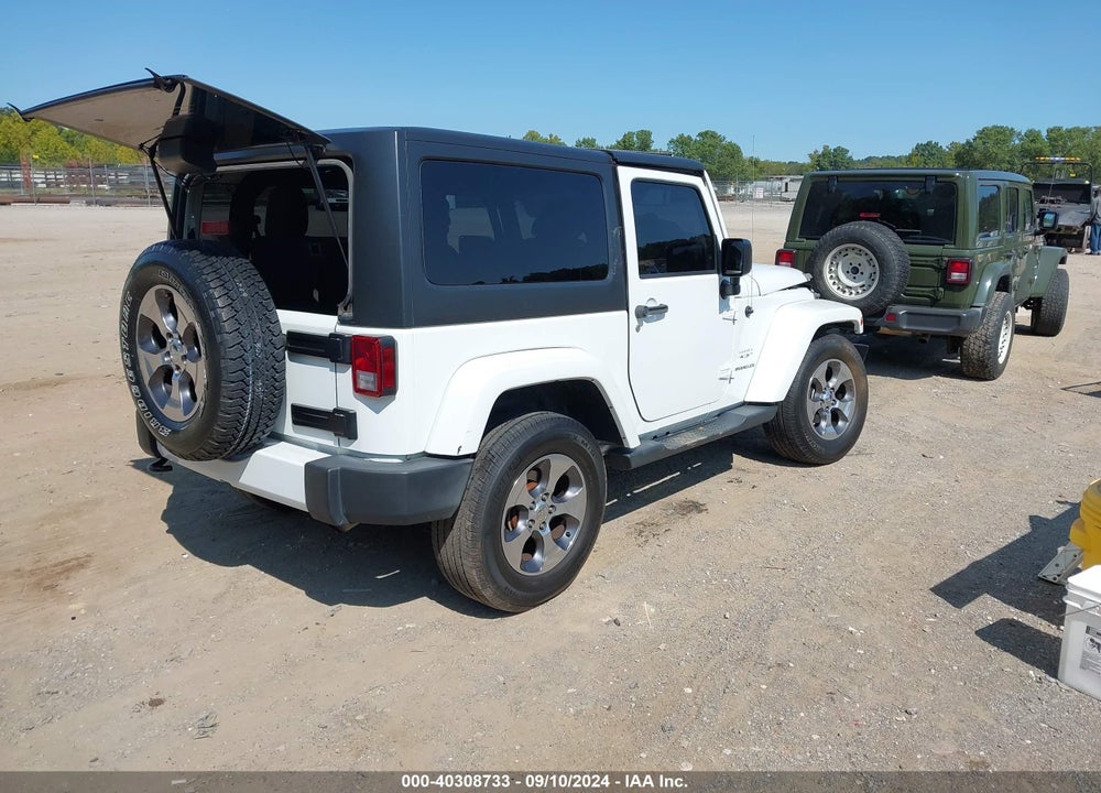 2016 JEEP WRANGLER SAHARA VIN: 1C4AJWBG5GL128645