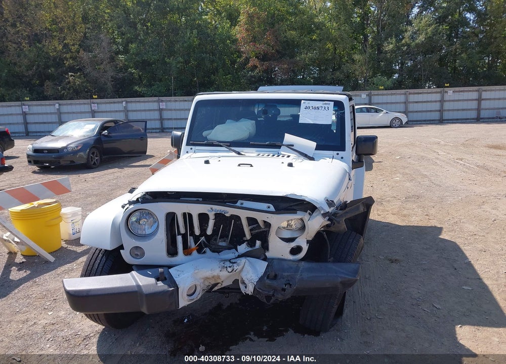 2016 JEEP WRANGLER SAHARA VIN: 1C4AJWBG5GL128645