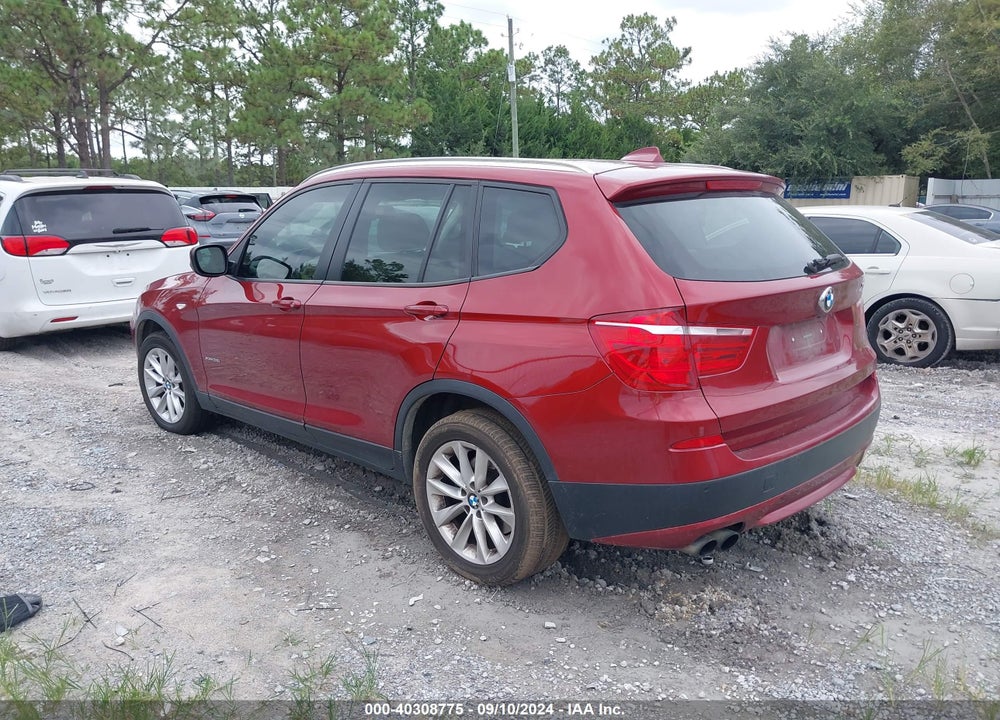 2013 BMW X3 XDRIVE28I VIN: 5UXWX9C57D0A25745