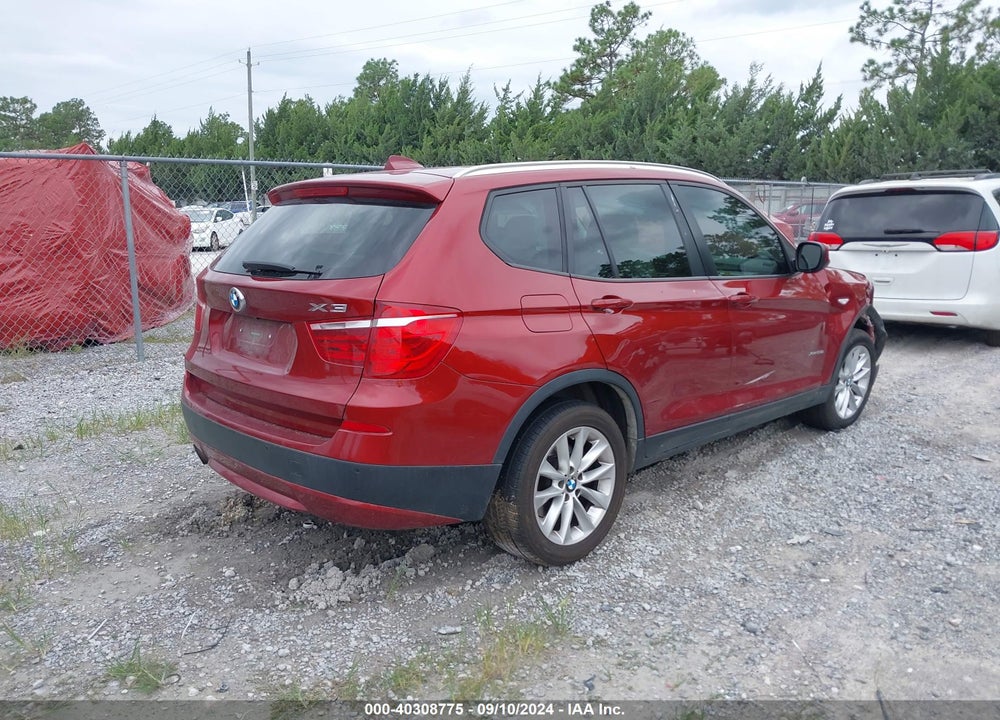 2013 BMW X3 XDRIVE28I VIN: 5UXWX9C57D0A25745