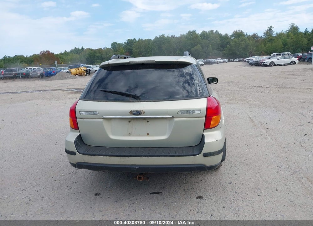 2006 SUBARU OUTBACK 3.0R L.L. BEAN EDITION VIN: 4S4BP86C864329742