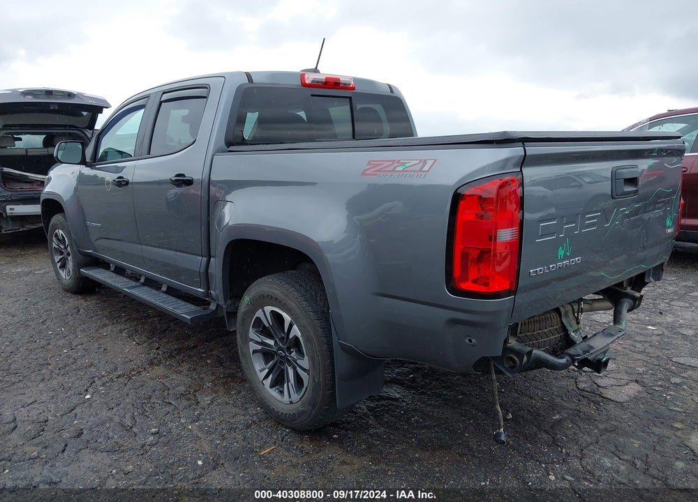 2021 CHEVROLET COLORADO 4WD SHORT BOX Z71 VIN: 1GCGTDEN1M1180610