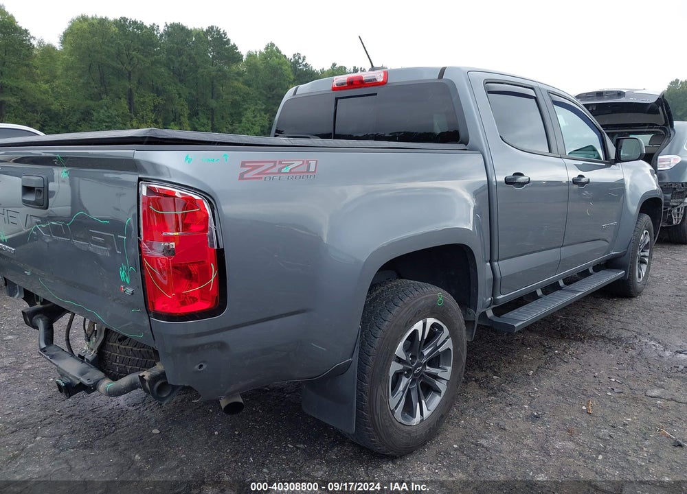 2021 CHEVROLET COLORADO 4WD SHORT BOX Z71 VIN: 1GCGTDEN1M1180610