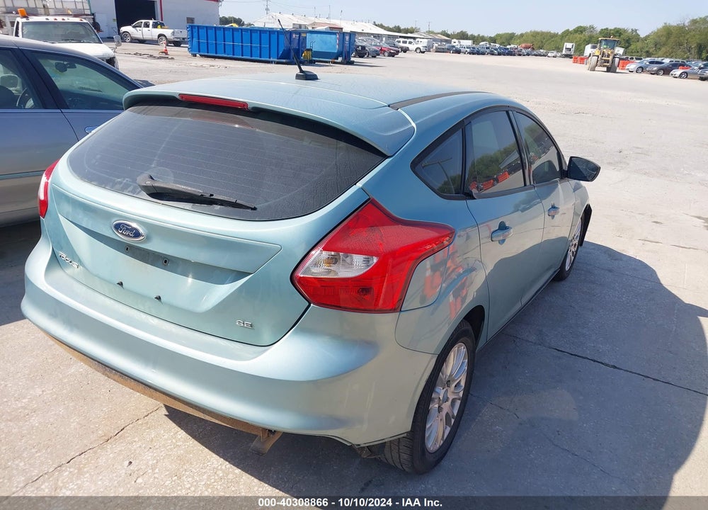 2012 FORD FOCUS SE VIN: 1FAHP3K20CL141884