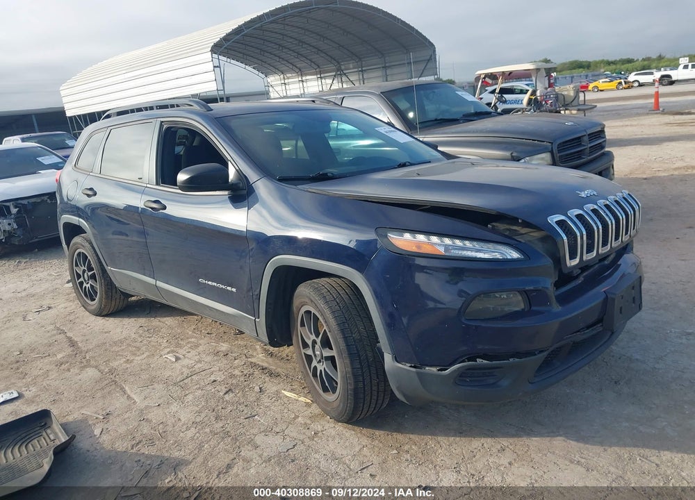 2016 JEEP CHEROKEE SPORT VIN: 1C4PJLASXGW342463